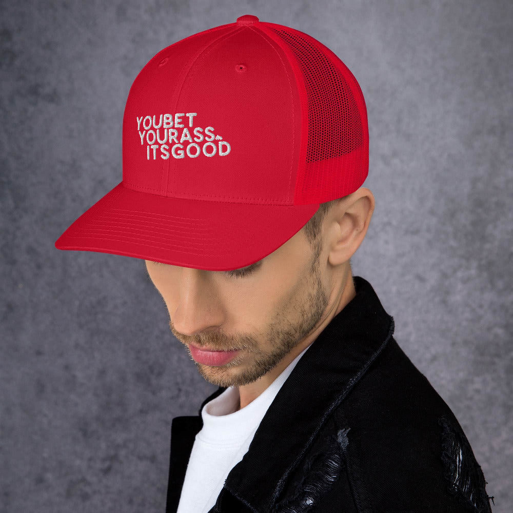 #YOUBETYOURA$$ITSGOOD AT Patch - Trucker Cap